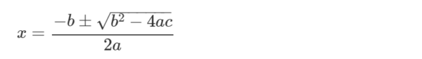 解の公式